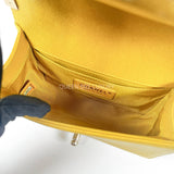 Chanel Boy Chevron Small Caviar Yellow LGHW #28 (2019).