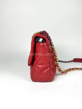 Chanel C19 Small Lambskin Red #30 (2020)