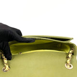 Chanel Cuba CC Top Handle in Grained Calfskin Green LGHW #25 (2018)