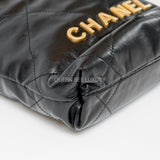 Chanel C22 Mini Black GHW (Chip)