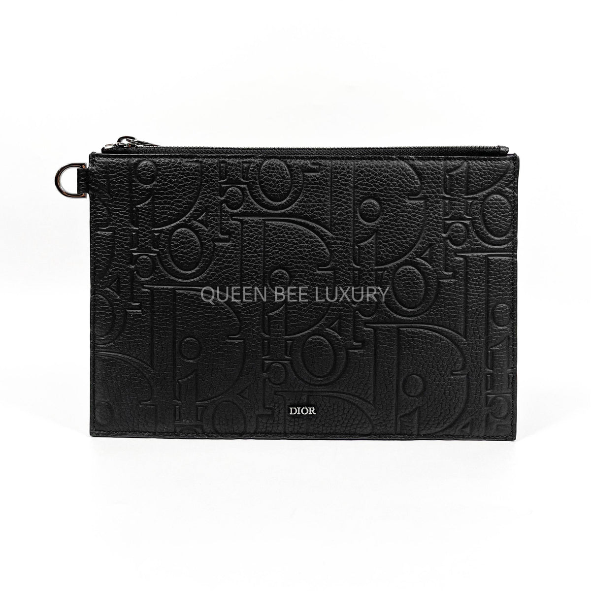 Dior A5 Pouch Black SHW Gravity Grained Leather SHW 2026.
