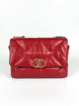Chanel C19 Small Lambskin Red #30 (2020)