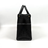 LV On The Go / OTG PM Black Empreinte Leather GHW (Chip).