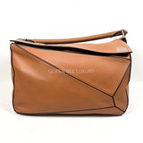 Loewe Puzzle Large Tan SHW 2017