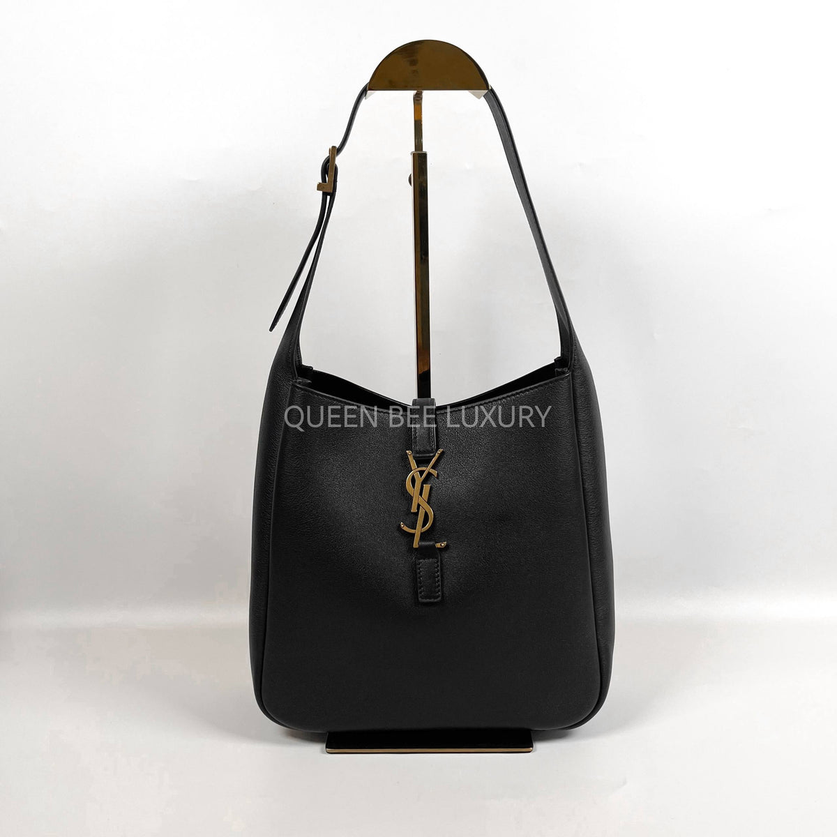 YSL Le 5a7 Hobo Small Black GHW 2024