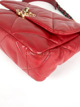 Chanel C19 Small Lambskin Red #30 (2020)