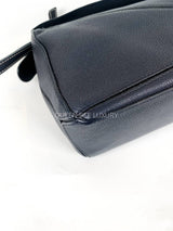 Loewe Puzzle Small Indigo Blue Grained GHW 2019