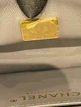 Chanel Boy Small Dark Grey GHW (Chip)