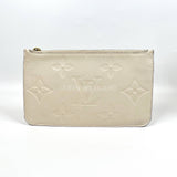 LV Neverfull MM Empriente Leather Creme (CHIP) with Pouch