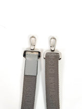Dior Zipped Pouch Crossbody Diamond Print Grey Coated Canvas 2022
