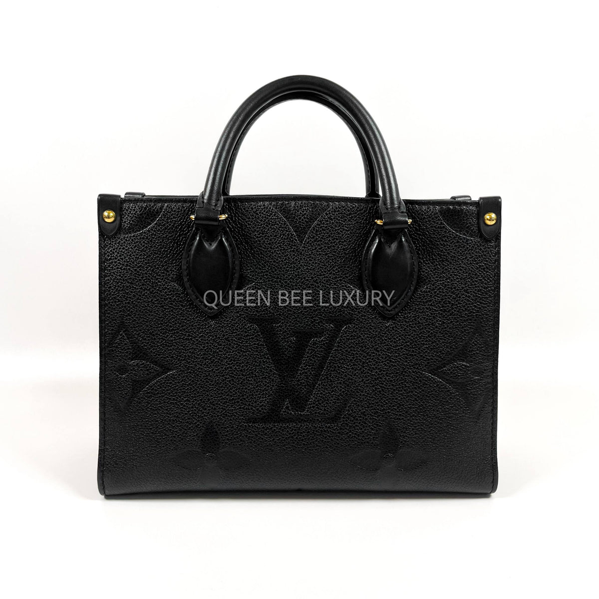 LV On The Go / OTG PM Black Empreinte Leather GHW (Chip).