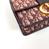 Dior Montaigne 30 Canvas Oblique Maroon GHW 2019