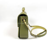 Chanel Cuba CC Top Handle in Grained Calfskin Green LGHW #25 (2018)