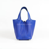 Hermes Picotin 18 Blue Electric PHW #A (2017)