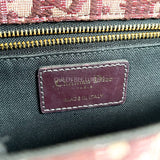 Dior Montaigne 30 Canvas Oblique Maroon GHW 2019