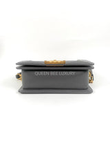 Chanel Boy Small Dark Grey GHW (Chip)