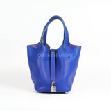 Hermes Picotin 18 Blue Electric PHW #A (2017)