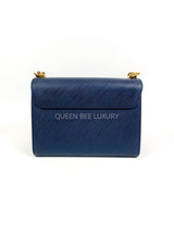 LV Twist MM Blue Navy 2021 GHW.
