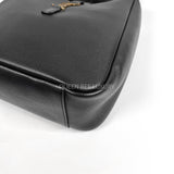 YSL Le 5a7 Hobo Small Black GHW 2024