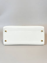 Hermes Kelly 28 / K28 Retourne Craie Veau Togo GHW #W.