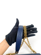 LV Twist MM Blue Navy 2021 GHW.
