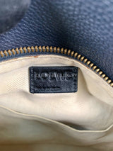Loewe Puzzle Small Indigo Blue Grained GHW 2019