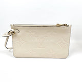 LV Neverfull MM Empriente Leather Creme (CHIP) with Pouch