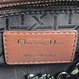 Lady Dior Mini Lambskin Brown / Tan GHW 2017.