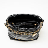 Chanel C22 Mini Black GHW (Chip)