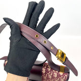 Dior Montaigne 30 Canvas Oblique Maroon GHW 2019
