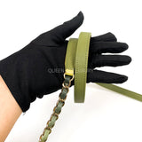 Chanel Cuba CC Top Handle in Grained Calfskin Green LGHW #25 (2018)