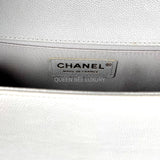 Chanel Boy Medium Light Grey Caviar GHW #25 (2018)