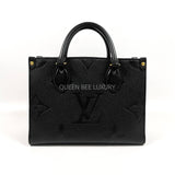 LV On The Go / OTG PM Black Empreinte Leather GHW (Chip).