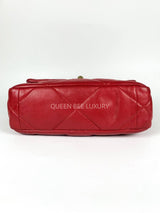 Chanel C19 Small Lambskin Red #30 (2020)