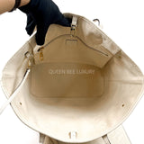 LV Neverfull MM Empriente Leather Creme (CHIP) with Pouch
